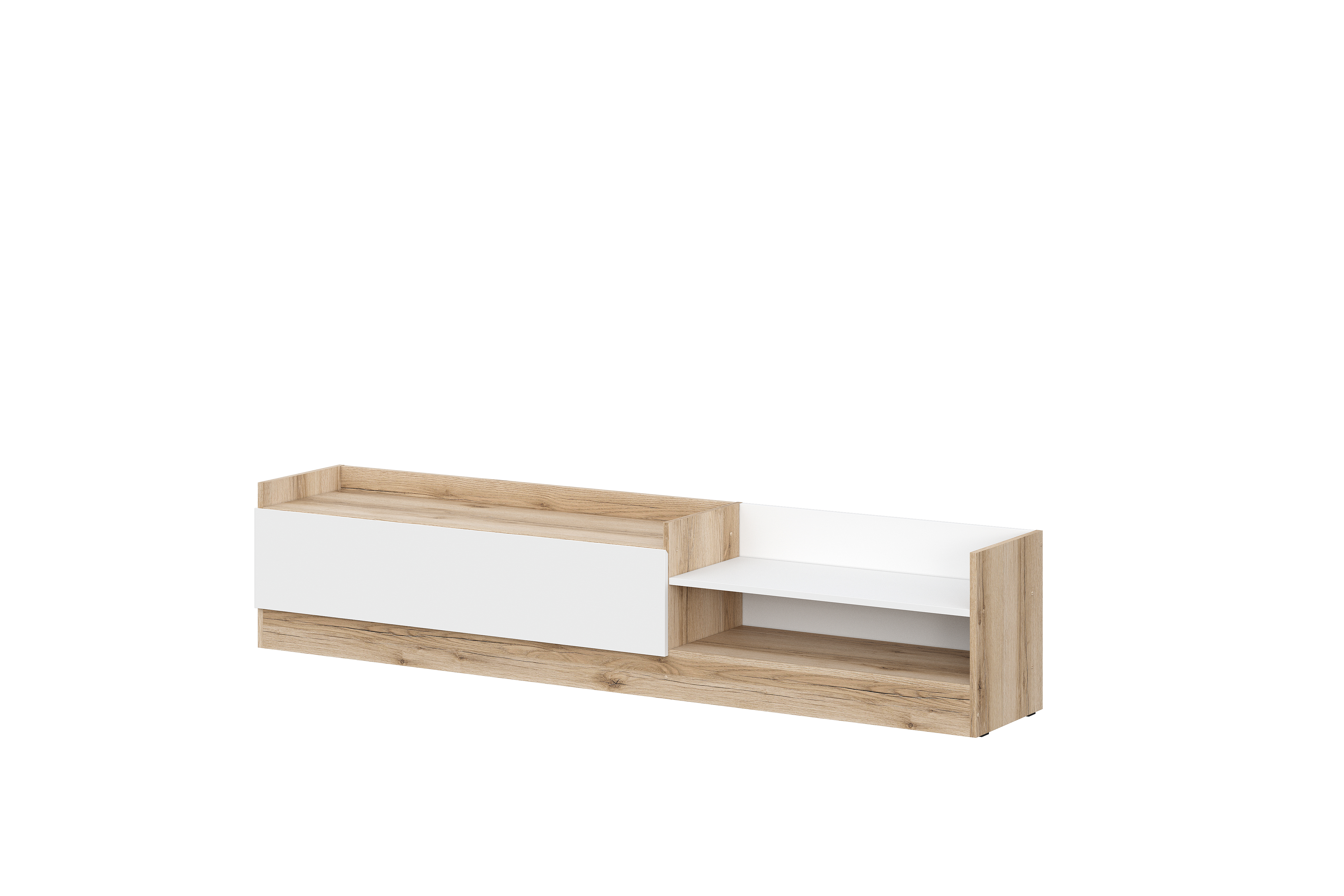 Тумба ТВ "Брауни" (Дуб Делано/Белый)